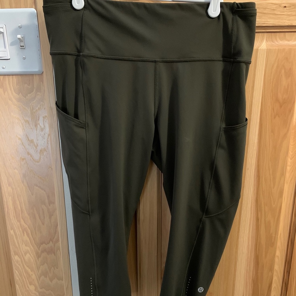 Lululemon leggings Fast and free crop II 19”